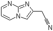 CAS 登录号：57892-72-5, 咪唑并[1,2-a]嘧啶-2-乙腈
