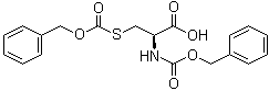 N,S-Bis(benzyloxycarbonyl)-L-cysteine molecular structure (CAS 57912-35-3)