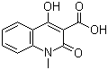 structure of CAS# 57931-81-4, 1,2-二氢-4-羟基-1-甲基-2-氧代-3-喹啉羧酸