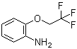 structure of CAS# 57946-60-8, 2-(2,2,2-三氟乙氧基)苯胺