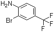 structure of CAS# 57946-63-1, 4-Amino-3-bromobenzotrifluoride