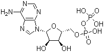 structure of CAS# 58-64-0, 腺苷-5'-二磷酸