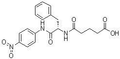 CAS 登录号：5800-34-0, N-戊二酰-L-苯丙氨酰对硝基苯胺
