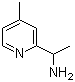 structure of CAS# 58088-63-4, 1-(4-Methyl-2-pyridinyl)ethanamine