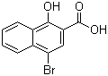 structure of CAS# 5813-37-6, 4-溴-1-羟基-2-萘甲酸