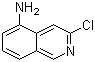 5-Amino-3-chloroisoquinoline molecular structure (CAS 58142-49-7)