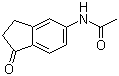 structure of CAS# 58161-35-6, N-(1-Oxo-2,3-dihydro-1H-inden-5-yl)acetamide
