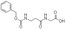 structure of CAS# 58171-88-3, N-[苯甲氧羰基]-beta-丙氨酰甘氨酸