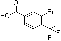structure of CAS# 581813-17-4, 3-溴-4-(三氟甲基)苯甲酸