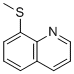 CAS 登录号：5825-25-2, 8-(甲硫基)喹啉