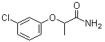 CAS 登录号：5825-87-6, 2-(3-氯苯氧基)丙酰胺