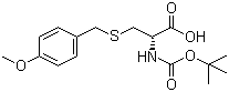 structure of CAS# 58290-35-0, Boc-S-(4-甲氧基苄基)-D-半胱氨酸