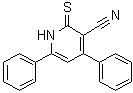 CAS # 58327-74-5, 1,2-Dihydro-4,6-diphenyl-2-thioxo-3-pyridinecarbonitrile