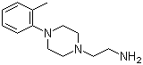 structure of CAS# 58334-09-1, 4-(2-甲基苯基)-1-哌嗪乙胺