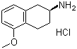 (S)-2-Amino-5-methoxytetralin hydrochloride molecular structure (CAS 58349-17-0)