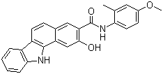 CAS 登录号：5840-22-2, 2-羟基-N-(4-甲氧基-2-甲基苯基)-11H-苯并[a]咔唑-3-甲酰胺, 色酚 AS-SR, 冰染偶合组分 25