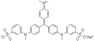 CAS # 5844-02-0, C.I. Acid Blue 17, N-[4-[Bis[4-[methyl(3-sulfophenyl)amino]phenyl]methylene]-2,5-cyclohexadien-1-ylidene]-N-methylmethanaminium inner salt sodium salt, Acilan Violet 7BN, C.I. 42625