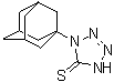 CAS # 58473-97-5, 1,2-Dihydro-1-tricyclo[3.3.1.1(3,7)]dec-1-yl-5H-tetrazole-5-thione