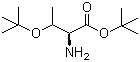 structure of CAS# 5854-78-4, O-叔丁基-L-苏氨酸叔丁酯