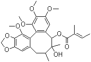 structure of CAS# 58546-55-7, 五味子酯乙