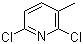 structure of CAS# 58584-94-4, 2,6-二氯-3-甲基吡啶