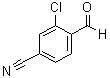 structure of CAS# 58588-64-0, 3-氯-4-甲酰基苯甲腈