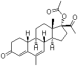 CAS # 58652-20-3, Nomegestrol 17-acetate, 17-Hydroxy-6-methyl-19-norpregna-4,6-diene-3,20-dione 17-acetate