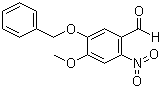 structure of CAS# 58662-50-3, 5-Benzyloxy-4-methoxy-2-nitrobenzaldehyde