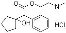 structure of CAS# 5870-29-1, Cyclopentolate hydrochloride