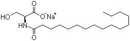 CAS # 58725-46-5, Sodium N-palmitoyl-L-serinate, Sodium N-hexadecanoyl-L-serinate