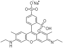structure of CAS# 5873-16-5, 酸性红 50