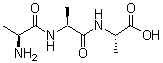 structure of CAS# 5874-90-8, L-丙氨酰-L-丙氨酰-L-丙氨酸