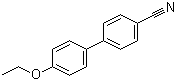 structure of CAS# 58743-78-5, 4-乙氧基-4'-氰基联苯
