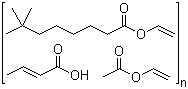CAS 登录号：58748-38-2 (55353-21-4), 新癸酸乙烯酯与 2-丁烯酸和乙酸乙烯酯的聚合物