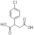 structure of CAS# 58755-91-2, 2-(4-氯苯基)琥珀酸