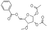 CAS 登录号：58800-57-0, 3-O-甲基-alpha-D-呋喃核糖 1,2-二乙酸酯 5-苯甲酸酯