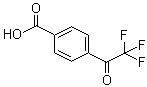structure of CAS# 58808-59-6, 4-(2,2,2-Trifluoroacetyl)benzoic acid