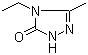structure of CAS# 58910-25-1, 4-乙基-5-甲基-2H-1,2,4-三唑-3(4H)-酮