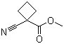 structure of CAS# 58920-79-9, Methyl 1-cyanocyclobutanecarboxylate
