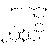 structure of CAS# 59-30-3, 叶酸