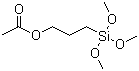 structure of CAS# 59004-18-1, 3-(Trimethoxysilyl)propyl acetate