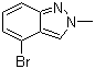 structure of CAS# 590417-93-9, 4-Bromo-2-methyl-2H-indazole