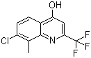 structure of CAS# 59108-10-0, 7-氯-8-甲基-4-羟基-2-(三氟甲基)喹啉