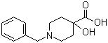 structure of CAS# 59119-18-5, 1-苄基-4-羟基哌啶-4-羧酸