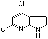 structure of CAS# 5912-18-5, 4,6-二氯-7-氮杂吲哚