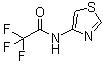 structure of CAS# 59134-92-8, 2,2,2-Trifluoro-N-4-thiazolylacetamide