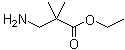 structure of CAS# 59193-77-0, 3-氨基-2,2-二甲基丙酸乙酯