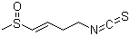 CAS 登录号：592-95-0, 莱菔素, (E)-4-异硫氰酸基-1-(甲基亚磺酰基)-1-丁烯