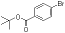 tert-Butyl 4-bromobenzoate molecular structure (CAS 59247-47-1)