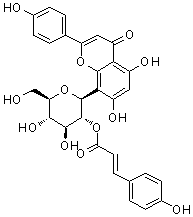 structure of CAS# 59282-55-2, glucopyranosyl]-4H-1-benzopyran-4-one